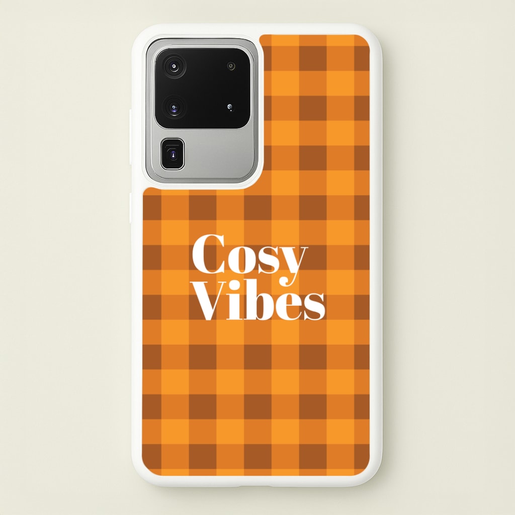 Checkered Cosy Vibes Galaxy S20 Ultra Case