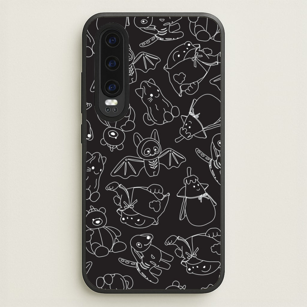 Halloween Plushies Pattern II - Halloween Huawei P30 Case