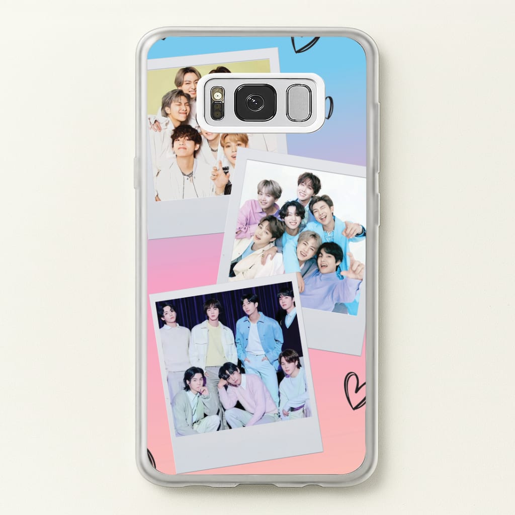 K-Pop Band Polaroid Collage Galaxy S8 Plus Case