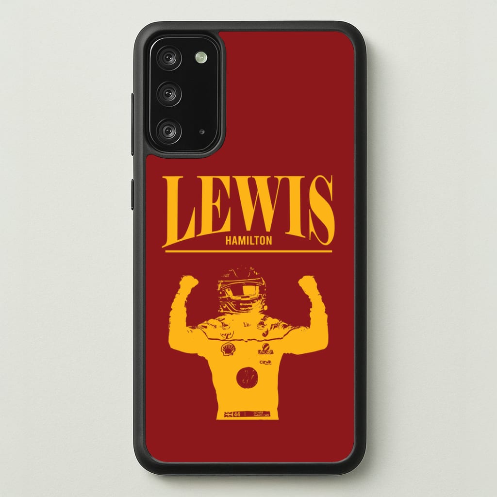 Lewis Red And Gold Galaxy Note 20 Case