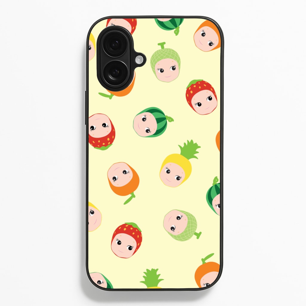 Fruit Angels Pattern iPhone 16 Plus Case