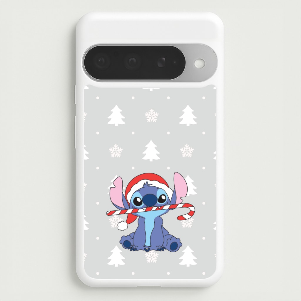 Cute Blue Alien Candycane Google Pixel 10 Pro XL Case