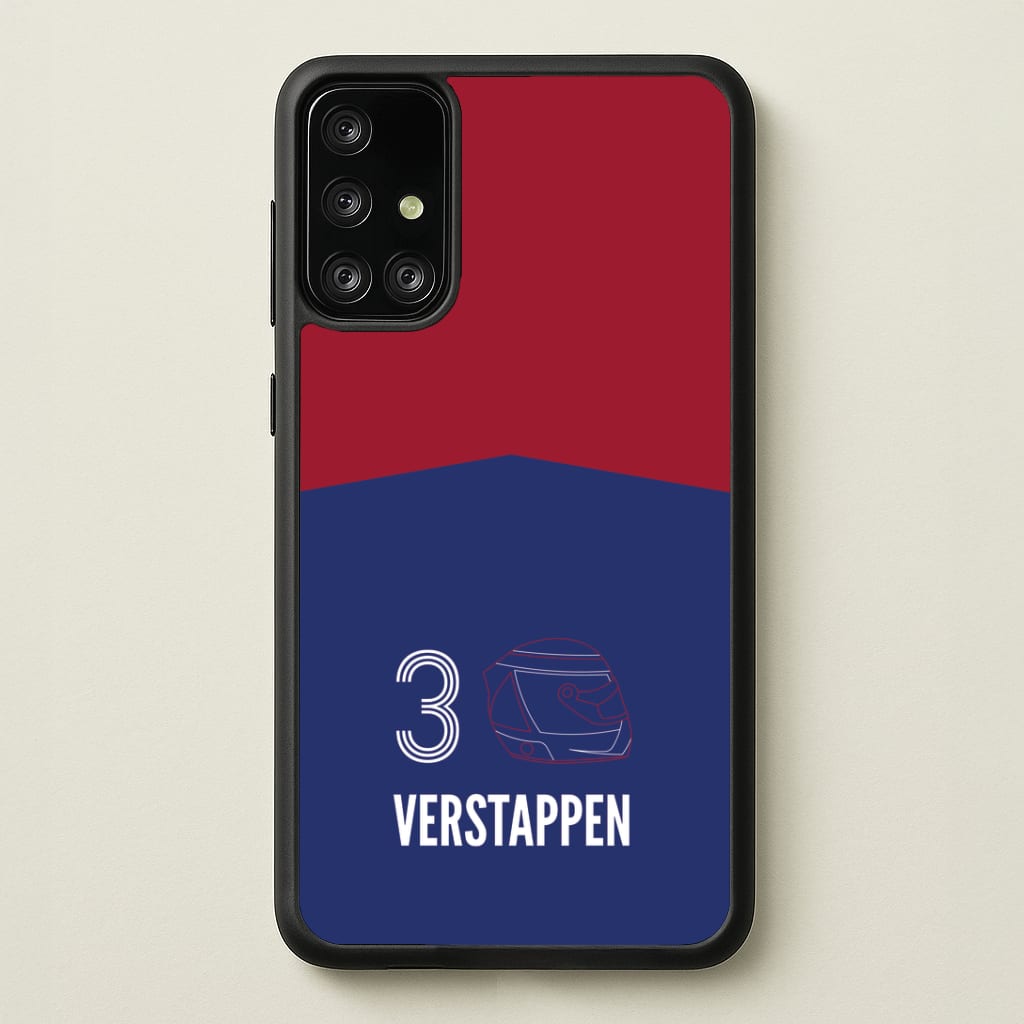 Verstappen Helmet 2026 Galaxy A71 Case