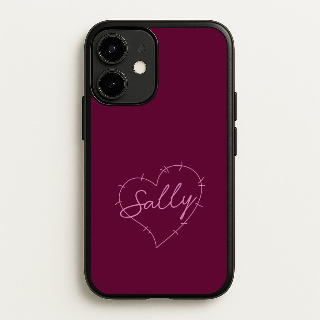 Stitched Heart Sally iPhone 12 / 12 Pro Case