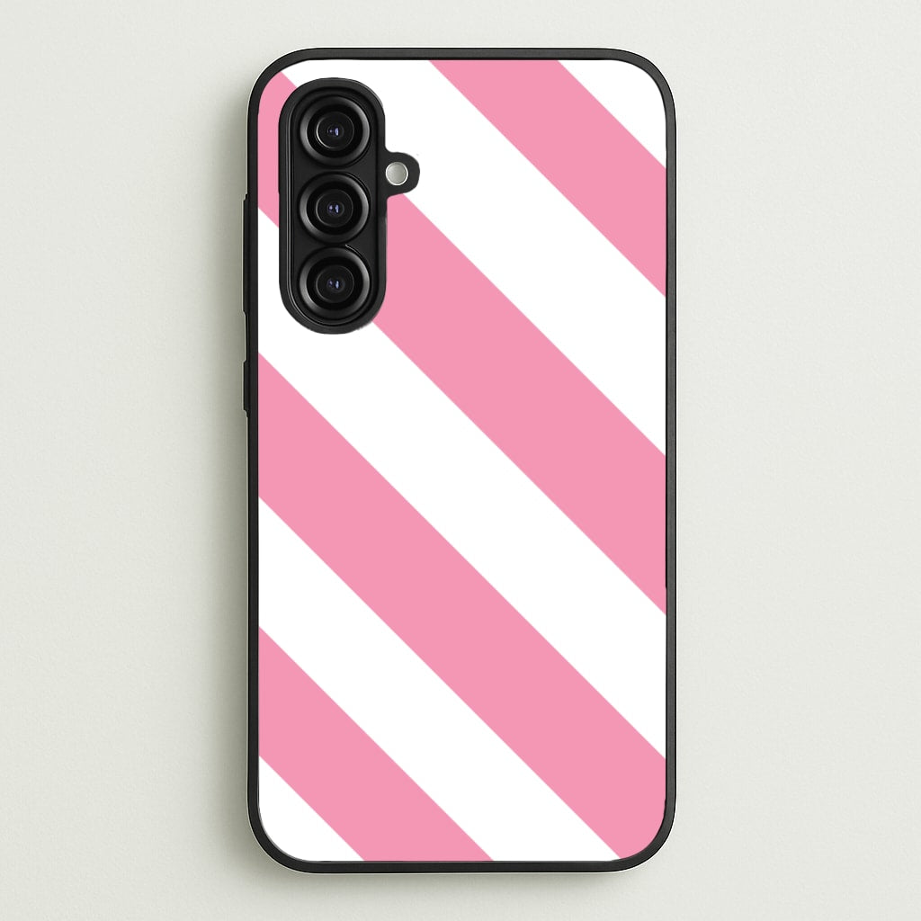 Candy Cane Stripes Galaxy A16 Case