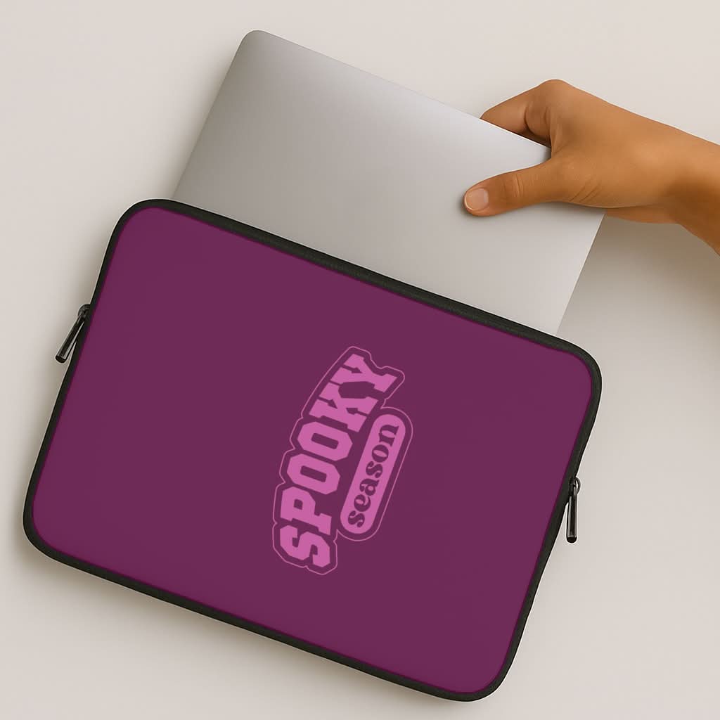 Spooky Season Varsity MacBook Cover