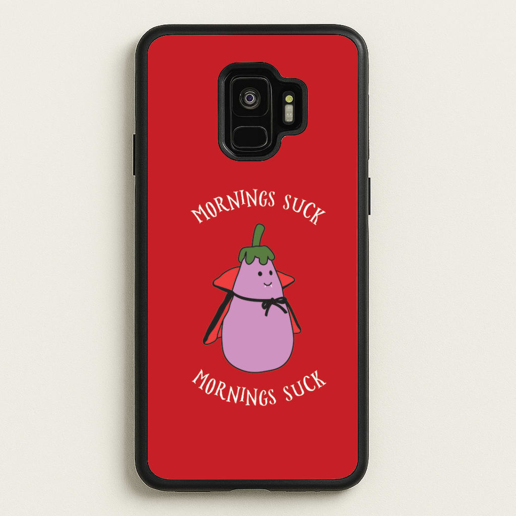 Mornings Suck Plush - Halloween Galaxy S9 Case