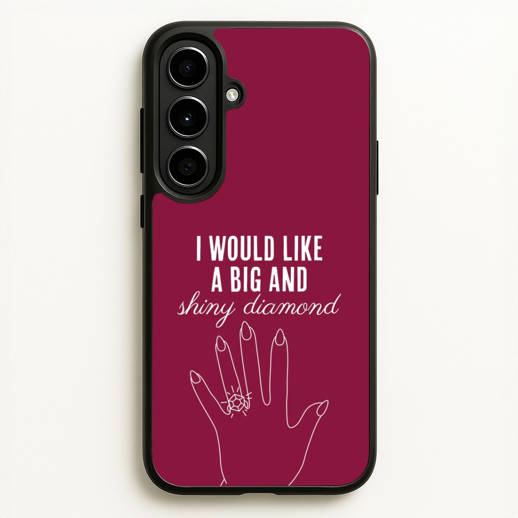 Shiny Diamond Galaxy A56 Case