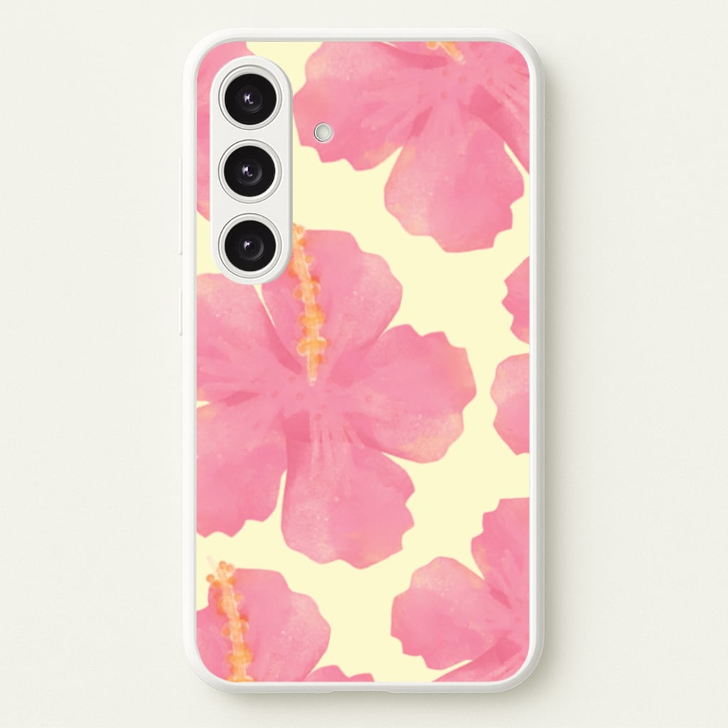 Hibiscus Galaxy S25 Plus Case