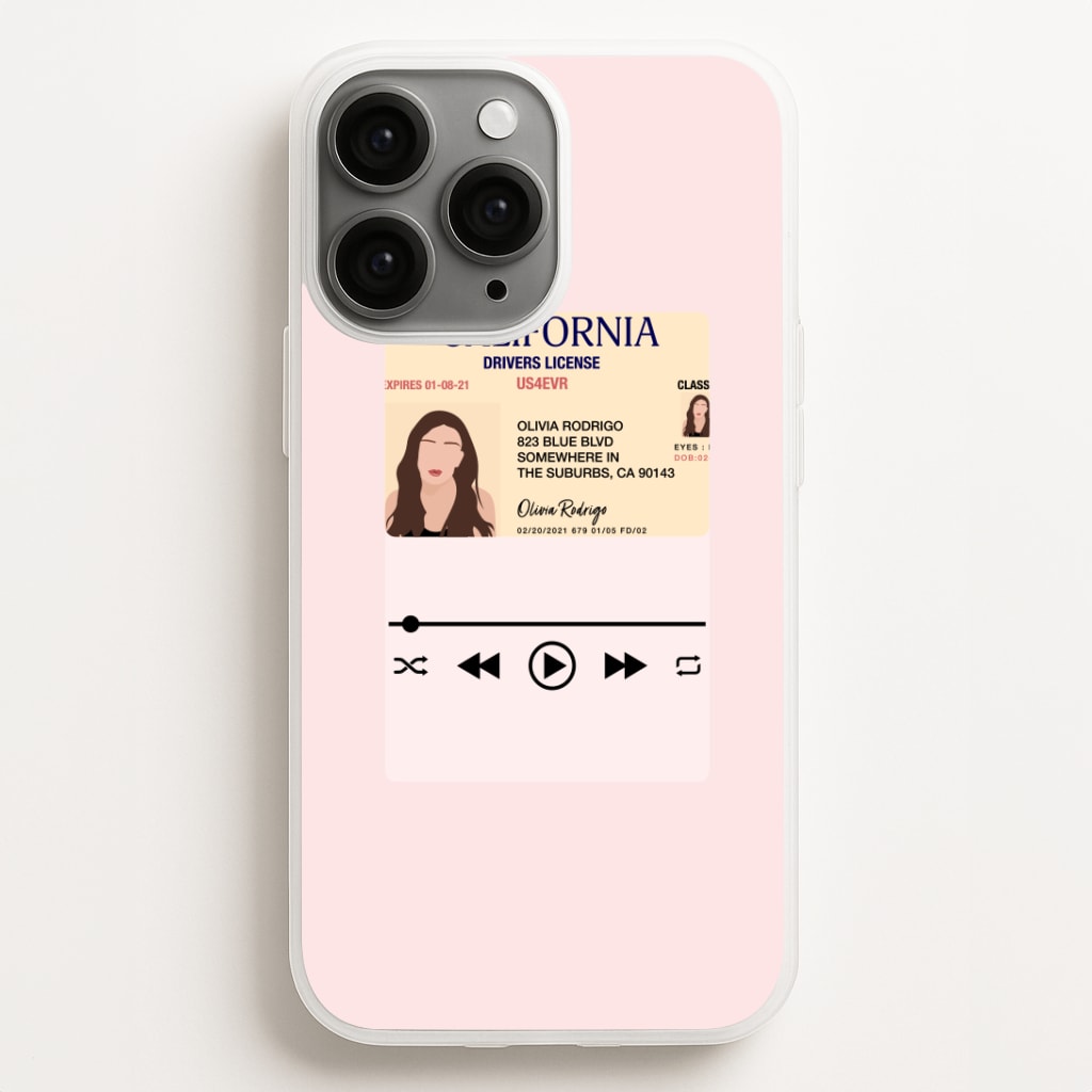Drivers License - Olivia TikTok Phone Case for iPhone, Samsung Galaxy and Google Pixel