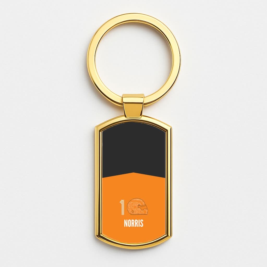 Norris Helmet 2026 Gold Keyring