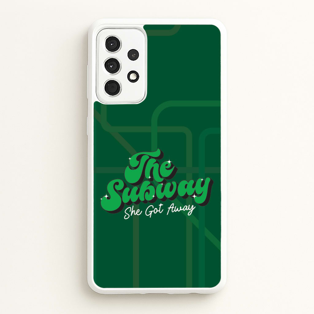 Subway Green Galaxy A52 / A52s Case