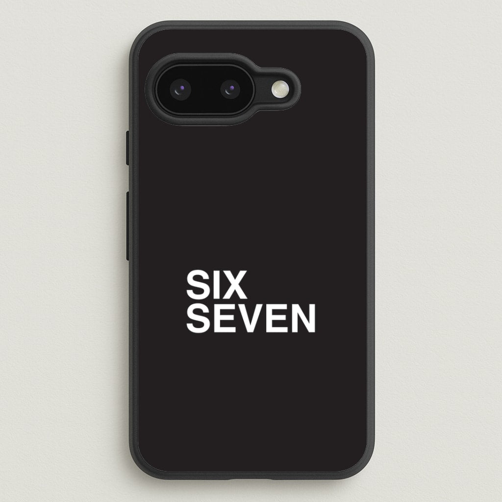 6 7 Black Google Pixel 9a Case