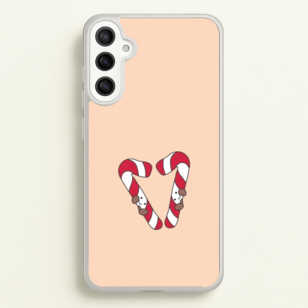 Christmas Candycane Plushies Galaxy A36 Case