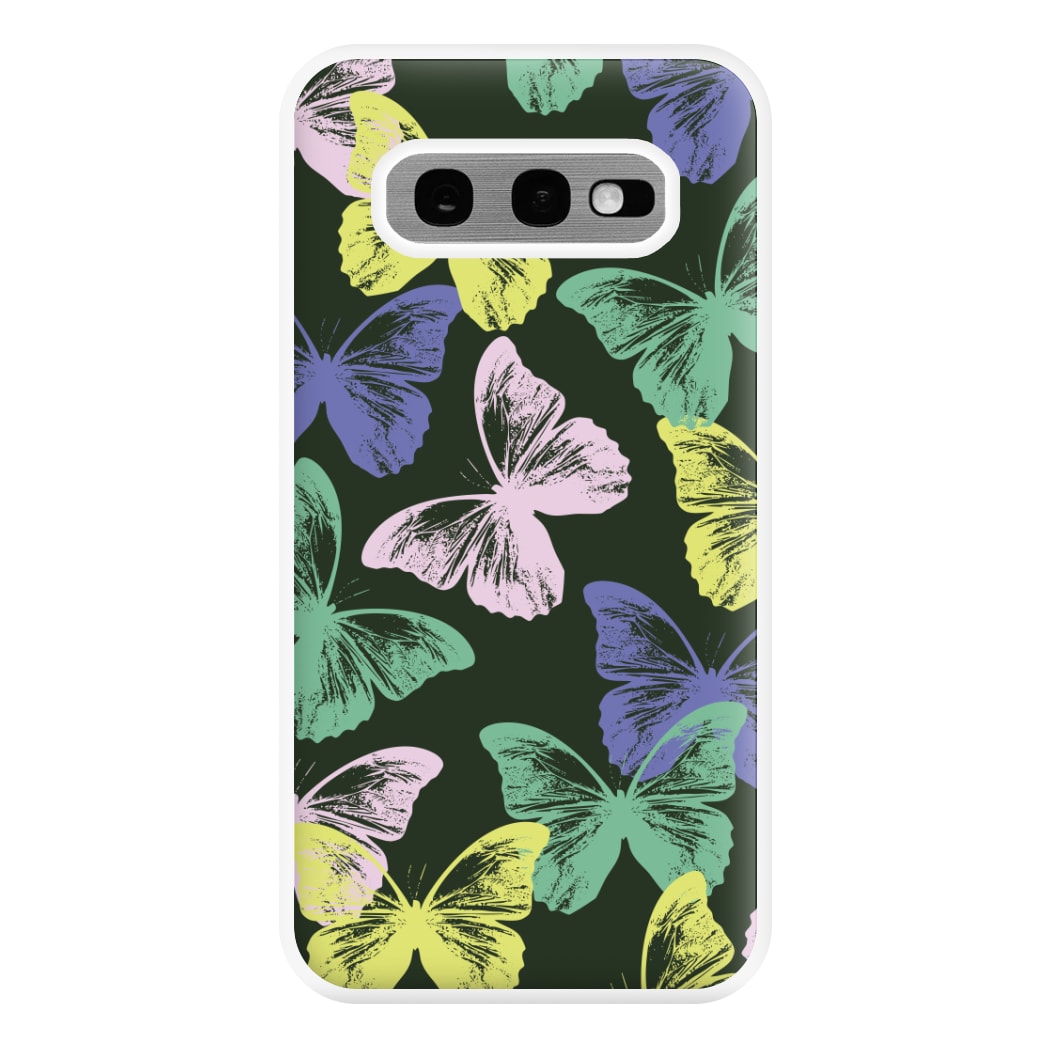 Colourful Butterfly Stamps Pattern Galaxy S10e Case