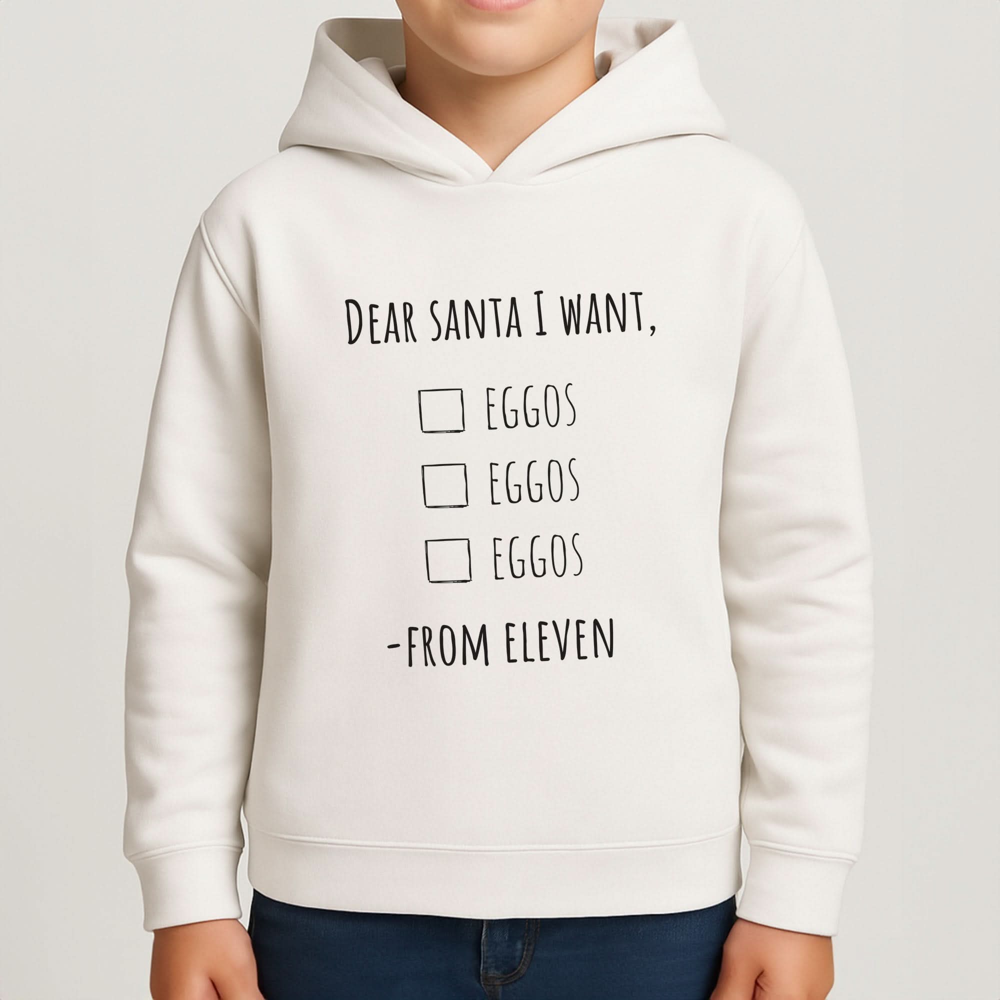 Eleven's Christmas List Boys Hoodie