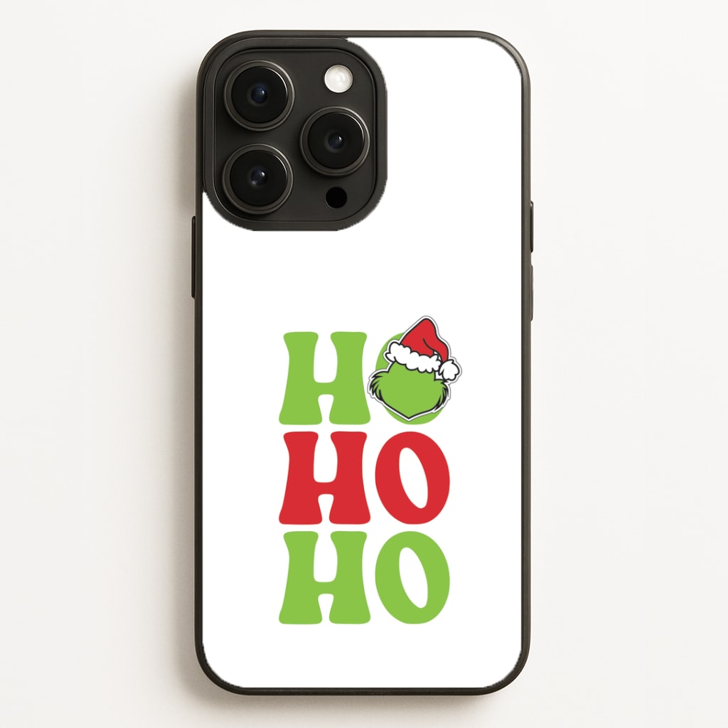 Green Ho Ho Ho iPhone 16 Pro Max Case