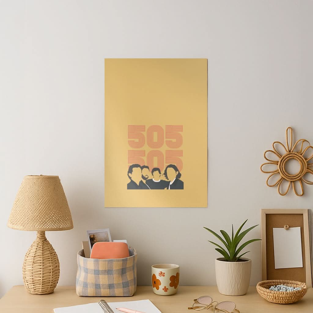 505 Band Members Light Art Print