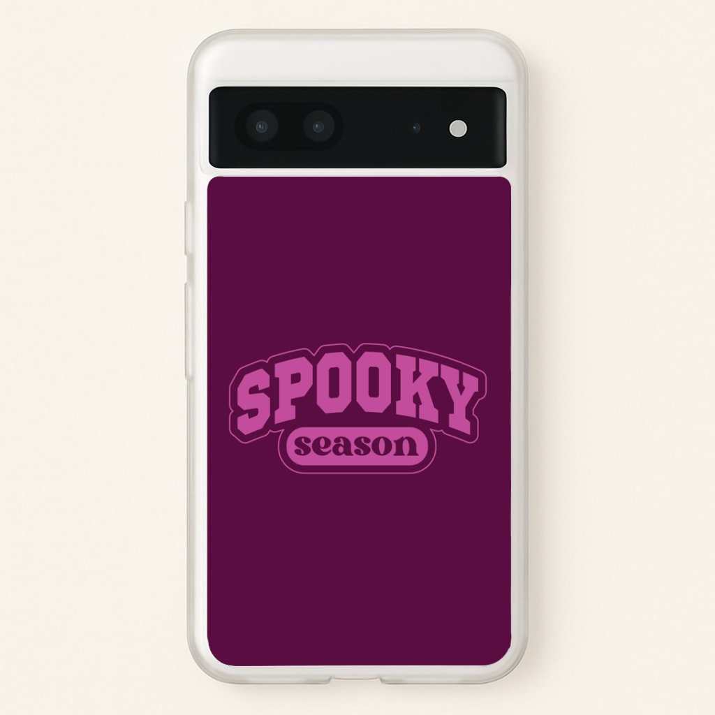 Spooky Season Varsity Google Pixel 7 Case