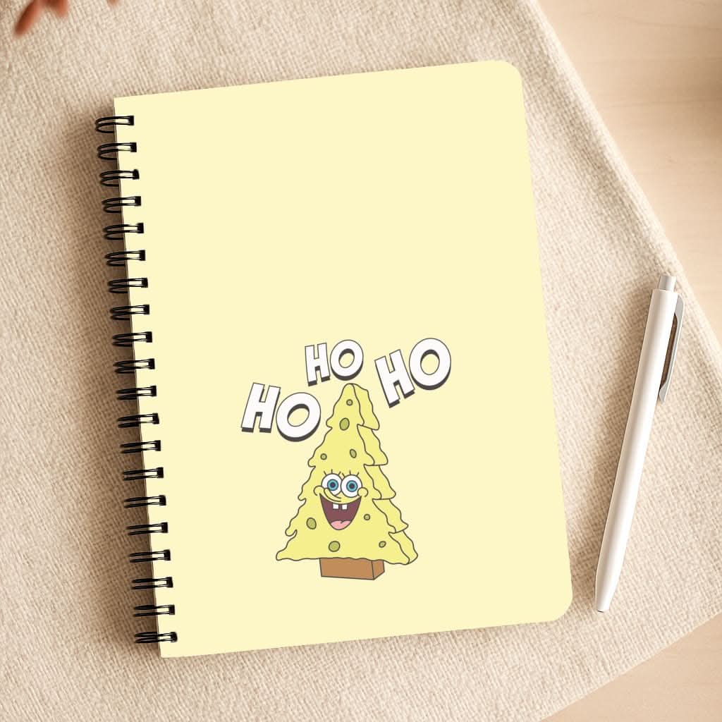 Christmas Tree Cartoon Sponge Notepad