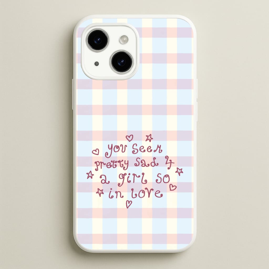 Dreamy Plaid iPhone 15 Plus Case