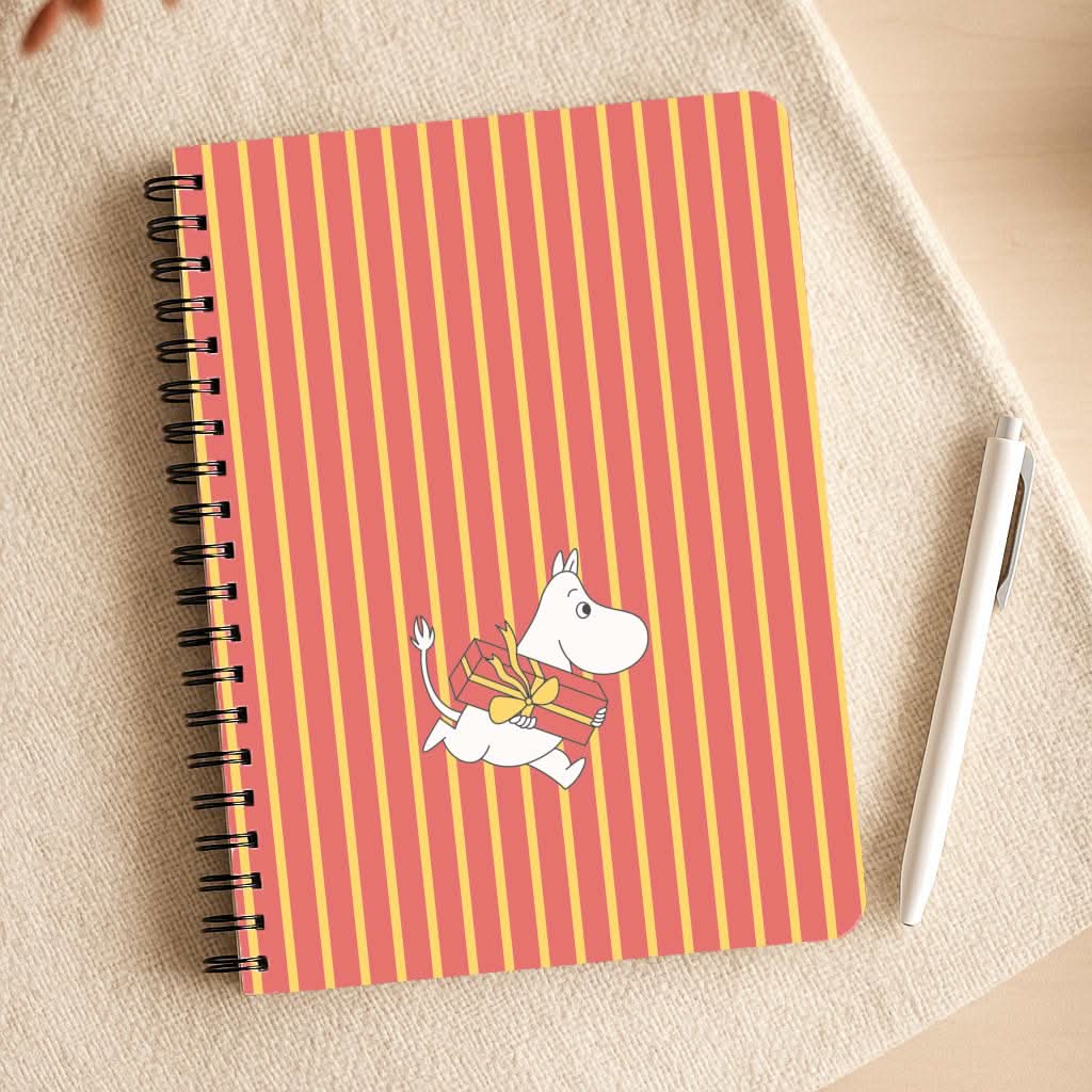 Red Present Moom Notepad