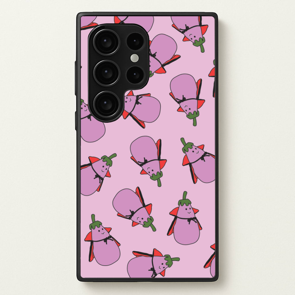 Vampire Vegetable Pattern - Halloween Galaxy S24 Ultra Case
