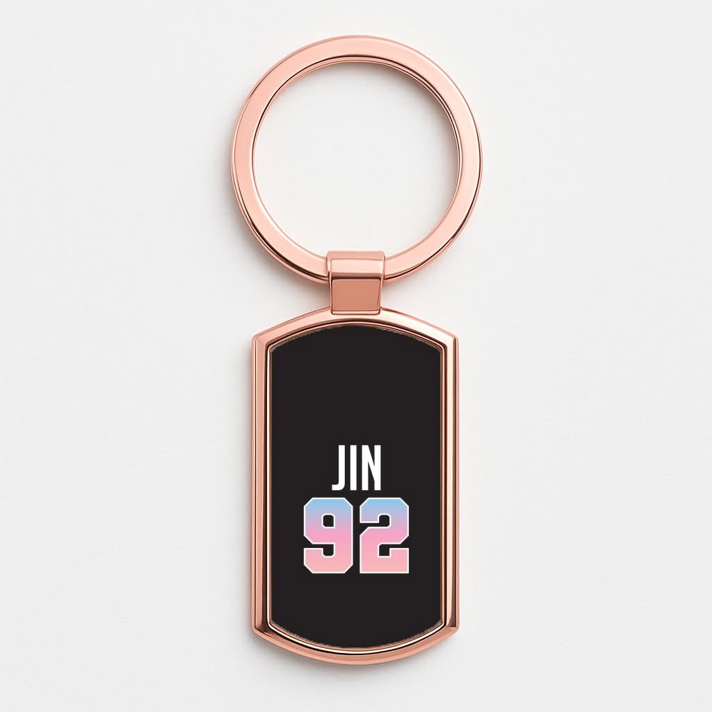 Jin 92 Rose Gold Keyring