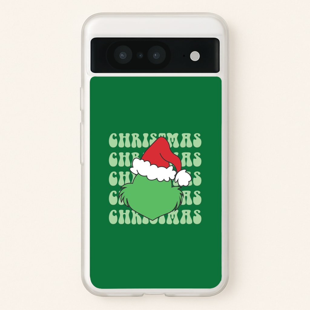 Green Creature Christmas Google Pixel 8 Case
