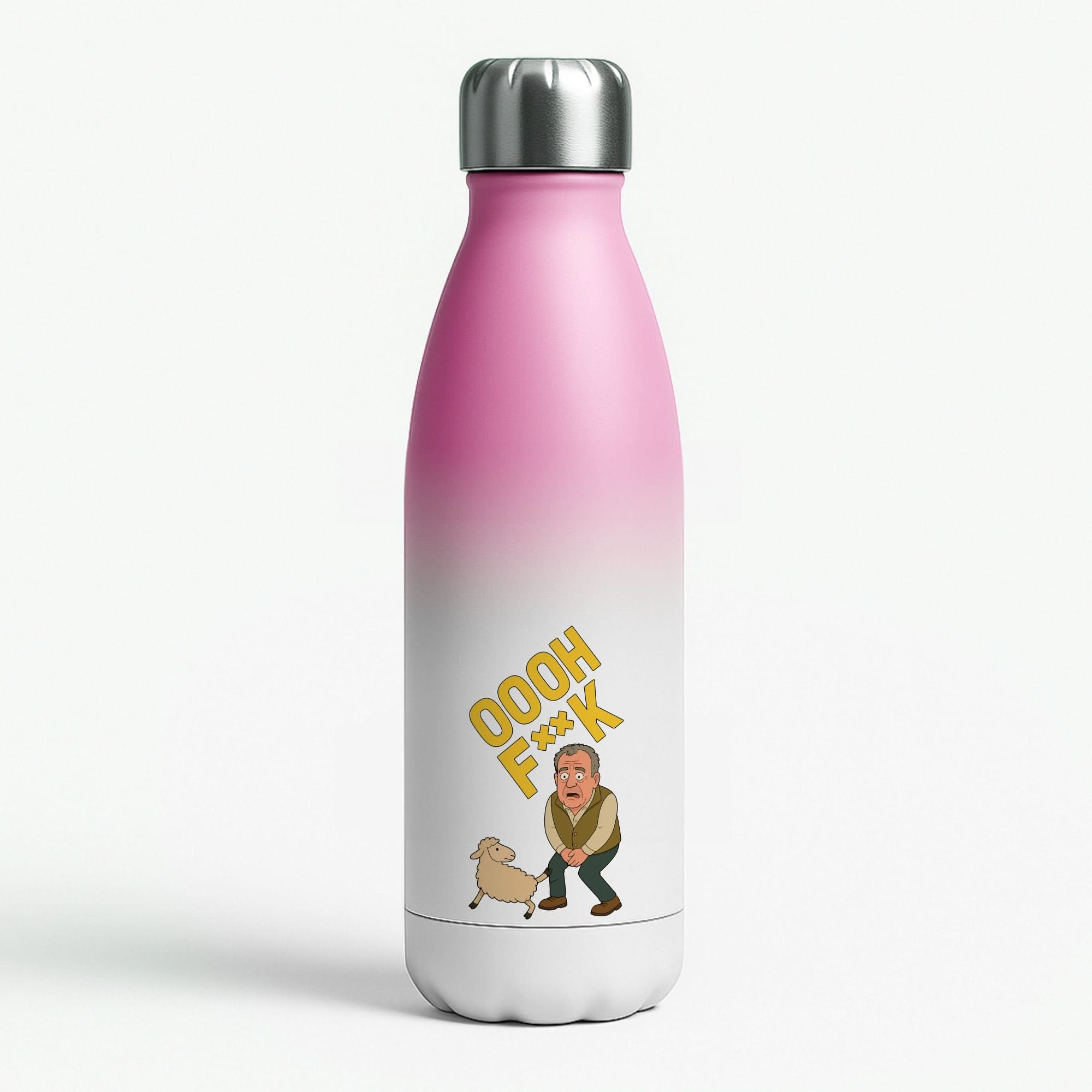 Oooh Fk Pink Water Bottle