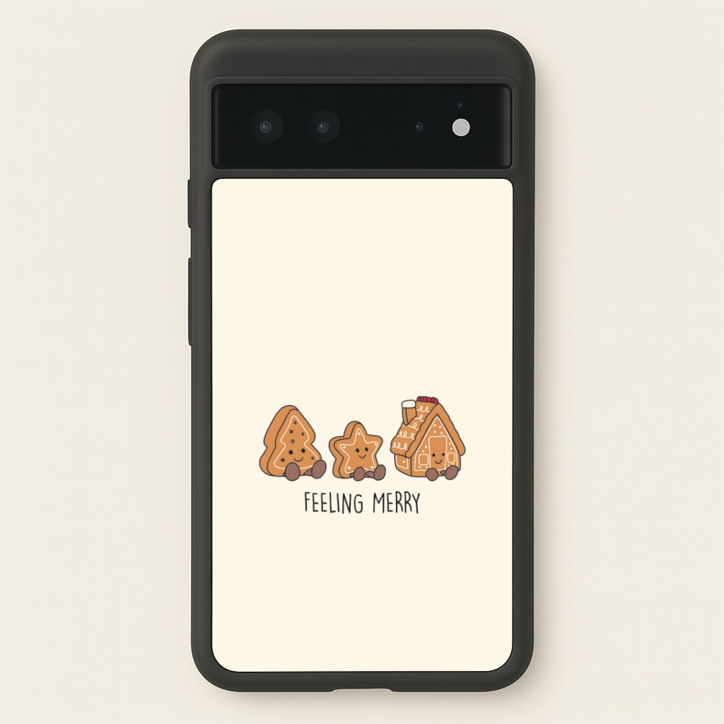 Gingerbread Plushies Quote Google Pixel 6 Case