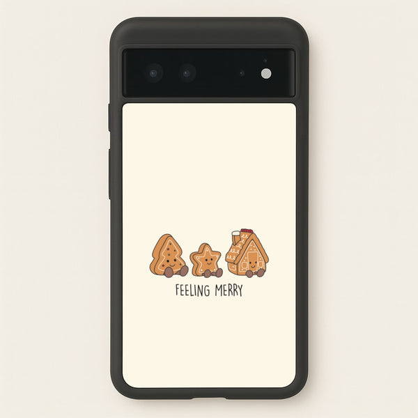 Gingerbread Plushies Quote Google Pixel 6 Case