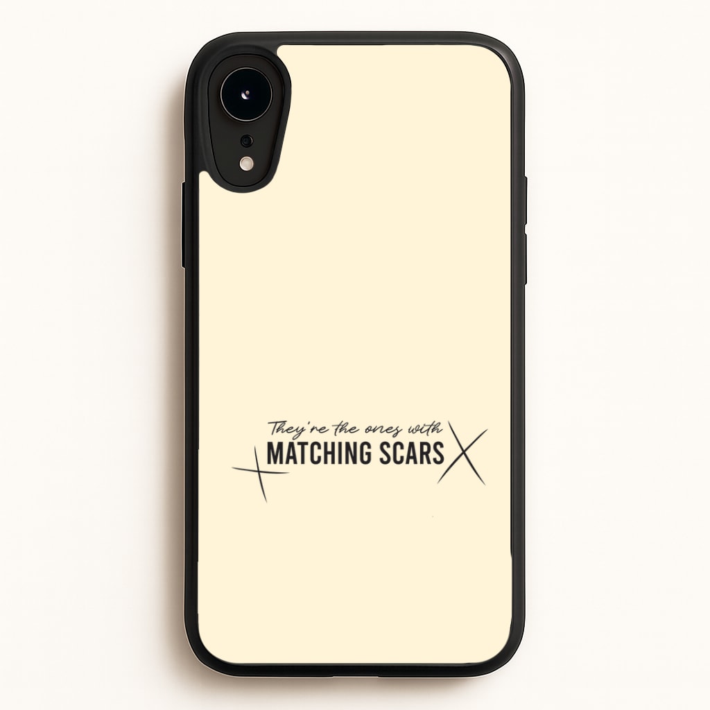 Matching Scars iPhone XR Case