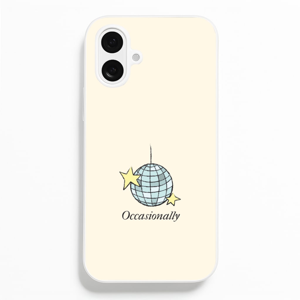 Ocasionally Discoball iPhone 16 Plus Case
