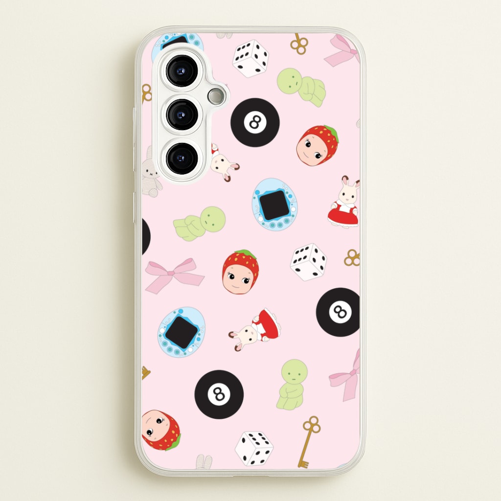 Trinkets Pattern Galaxy A54 Case