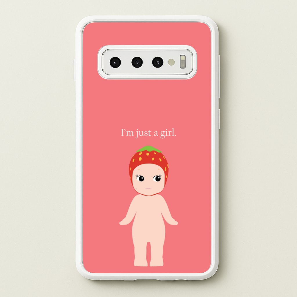 I'm Just A Girl Galaxy S10 Case