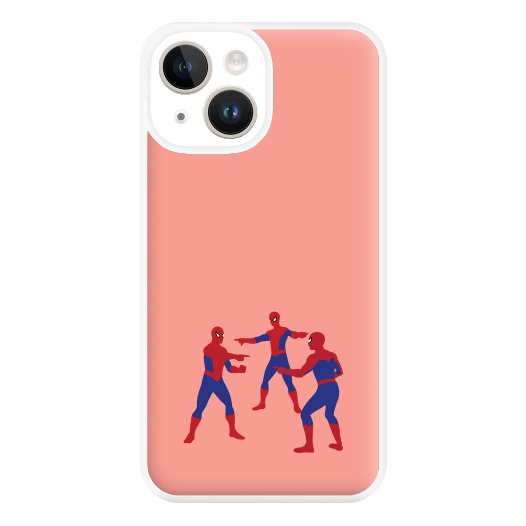 Spider Hero Pointing Meme iPhone 14 Case