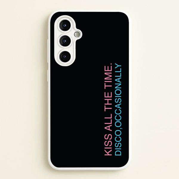 Disco Occasionally Text Galaxy A54 Case