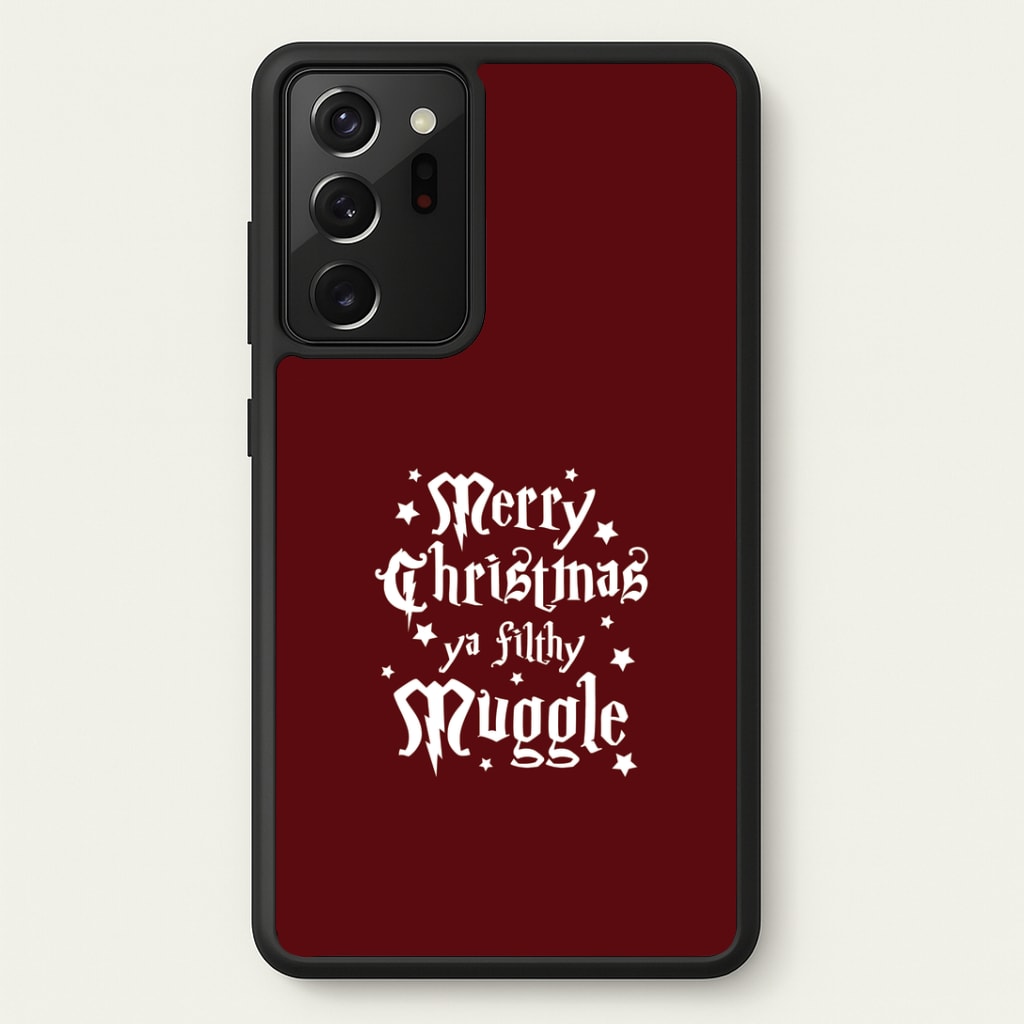 Merry Christmas You Filthy Muggle Galaxy Note 20 Ultra Case