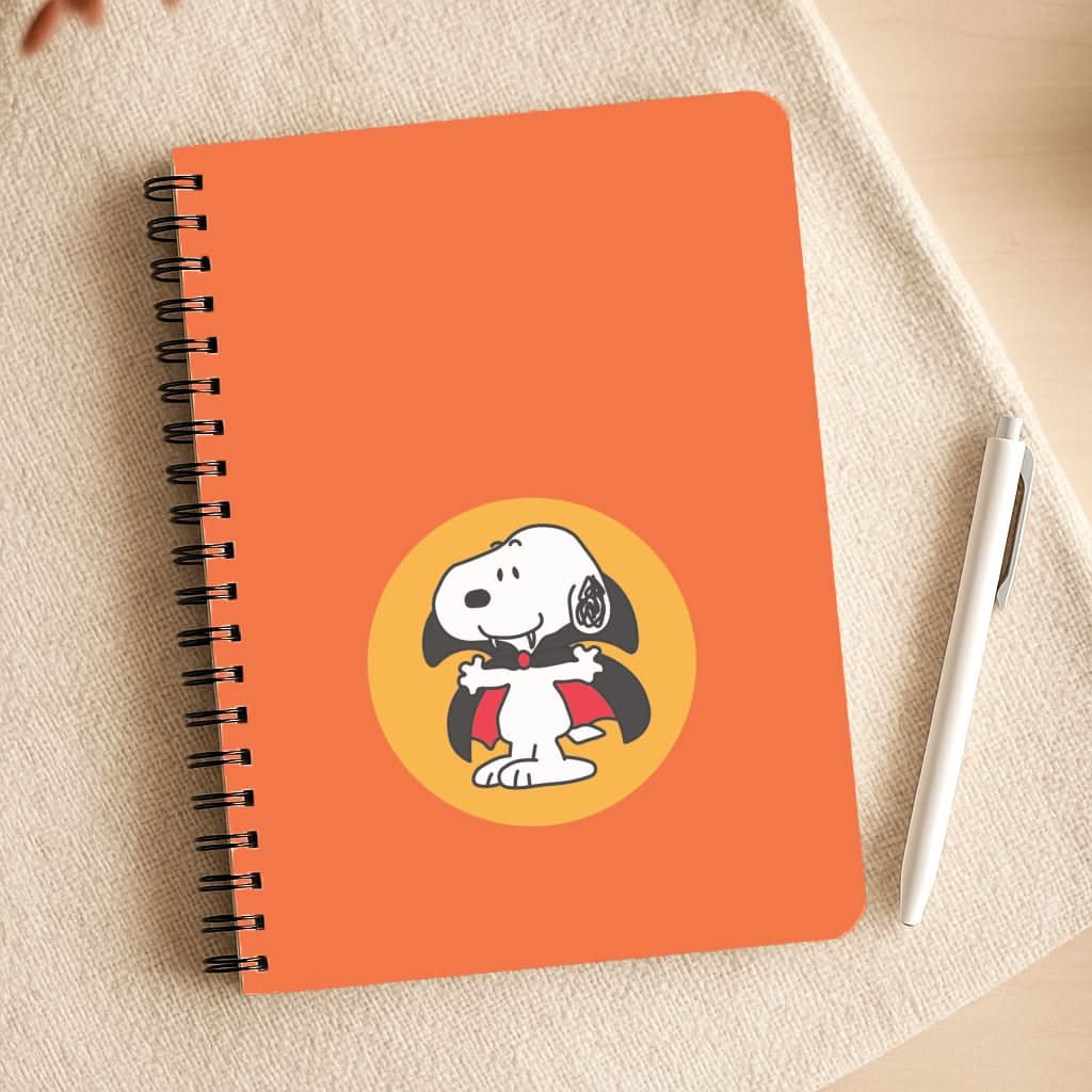 Cartoon Beagle Vampire Notepad