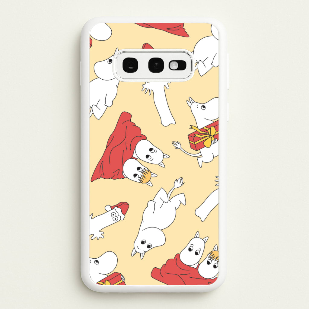 Christmas Mooms Pattern Galaxy S10e Case