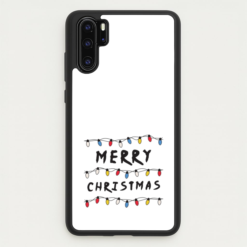Merry Christmas String Lights Huawei P30 Pro Case
