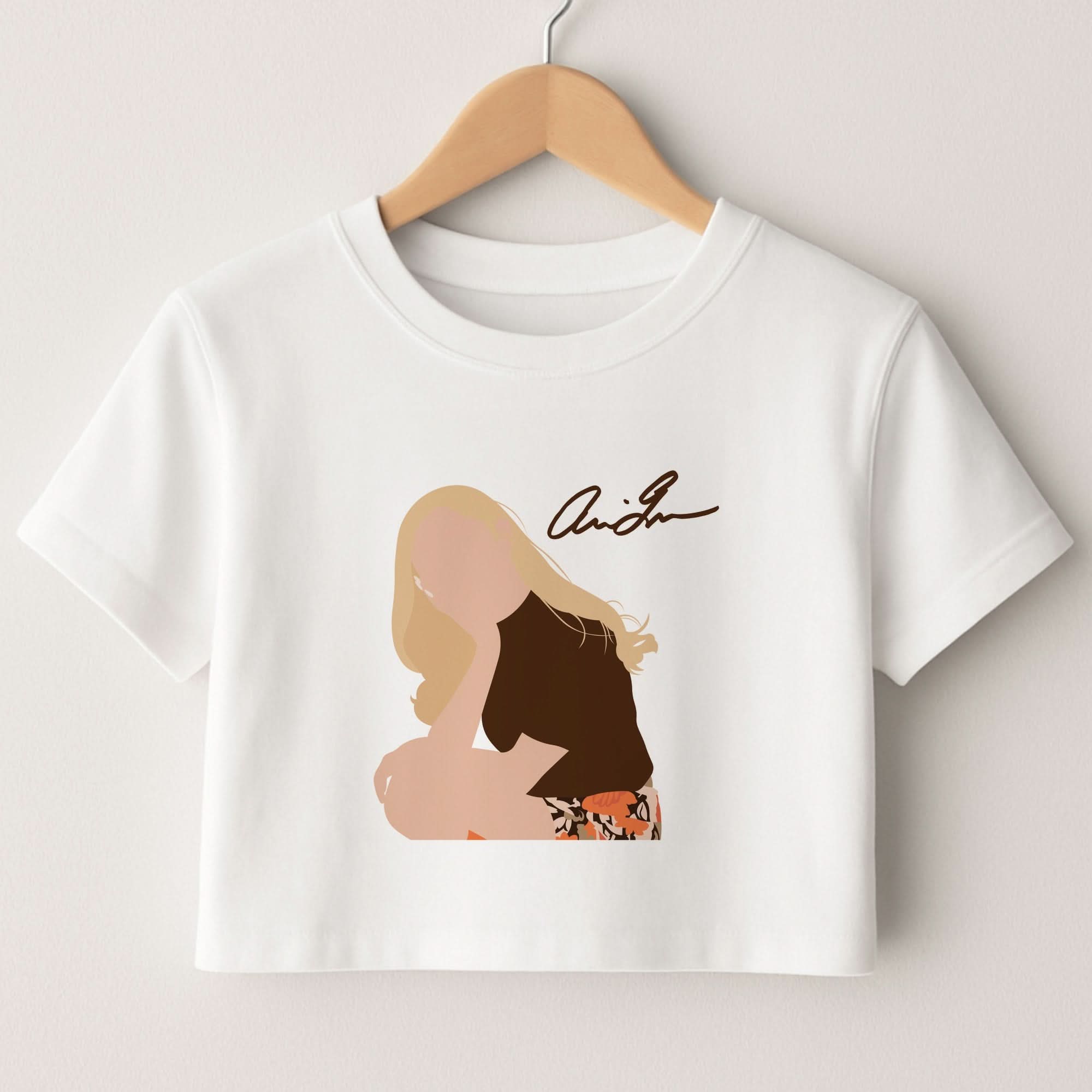 Vintage Pose Crop Top