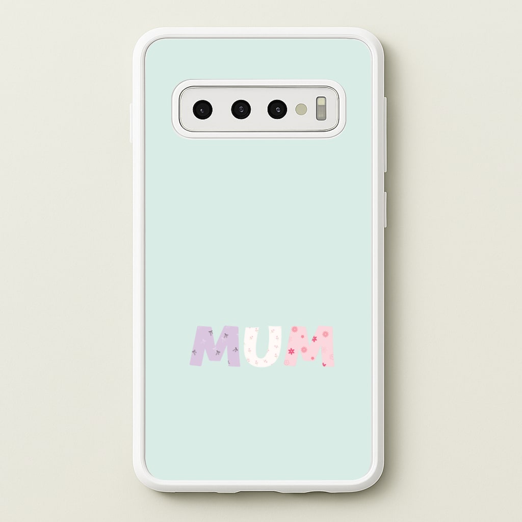 Mum Patchwork Galaxy S10 Case