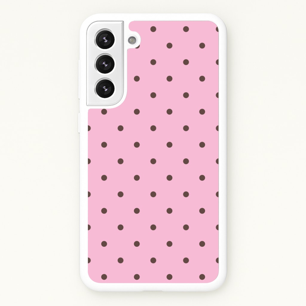 Strawberry Polka Dots Galaxy S21 Plus Case