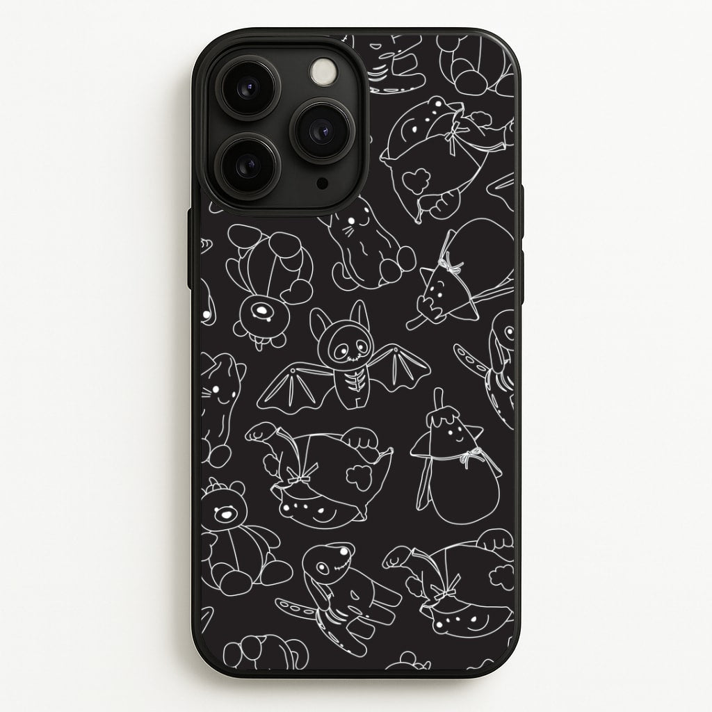 Halloween Plushies Pattern II - Halloween iPhone 11 Pro Case