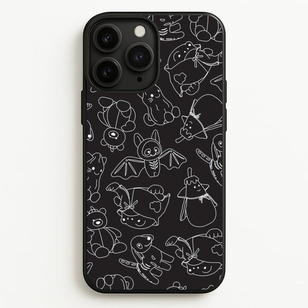 Halloween Plushies Pattern II - Halloween iPhone 11 Pro Max Case