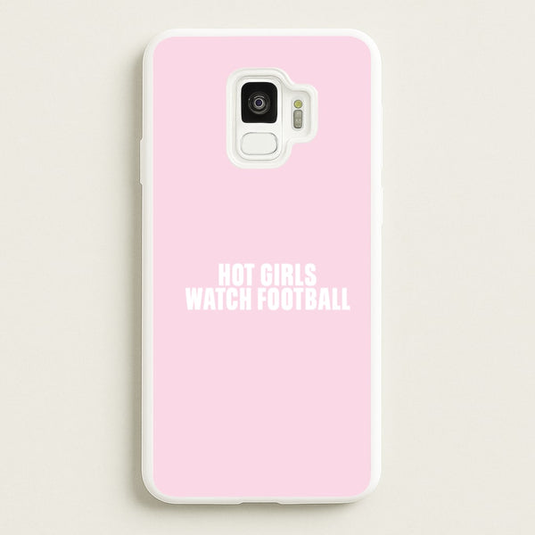 Hot Girls Watch Football Galaxy S9 Case