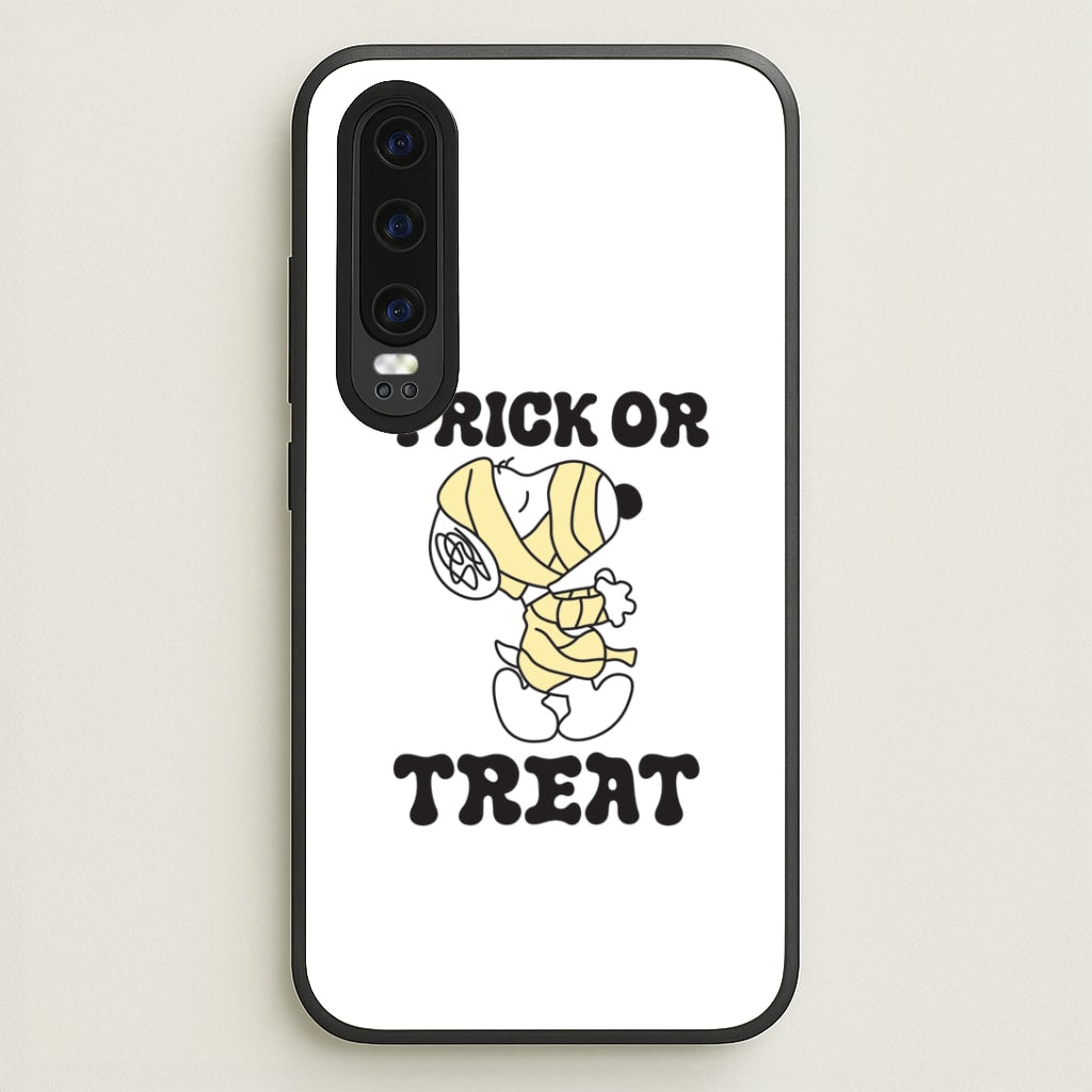 Trick Or Treat Cartoon Beagle Huawei P30 Case