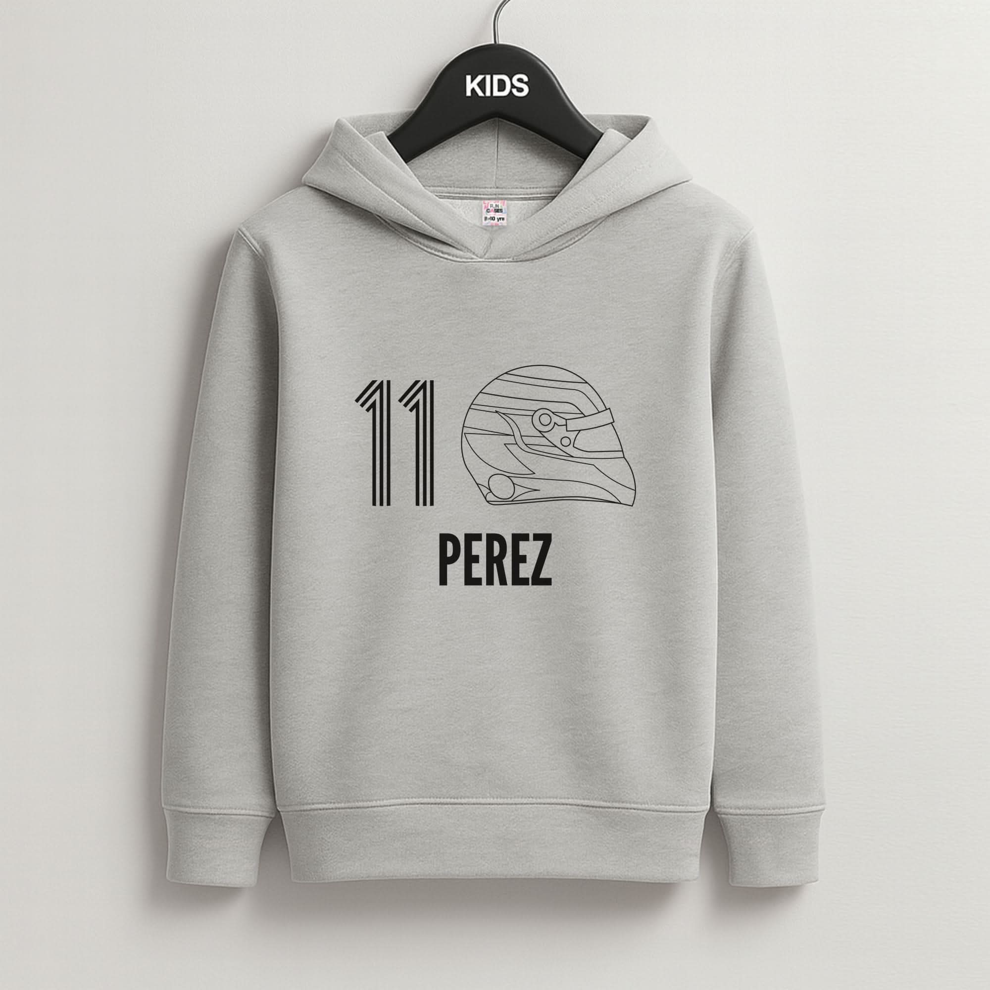 Perez Helmet 2026 Grey Kids Hoodie